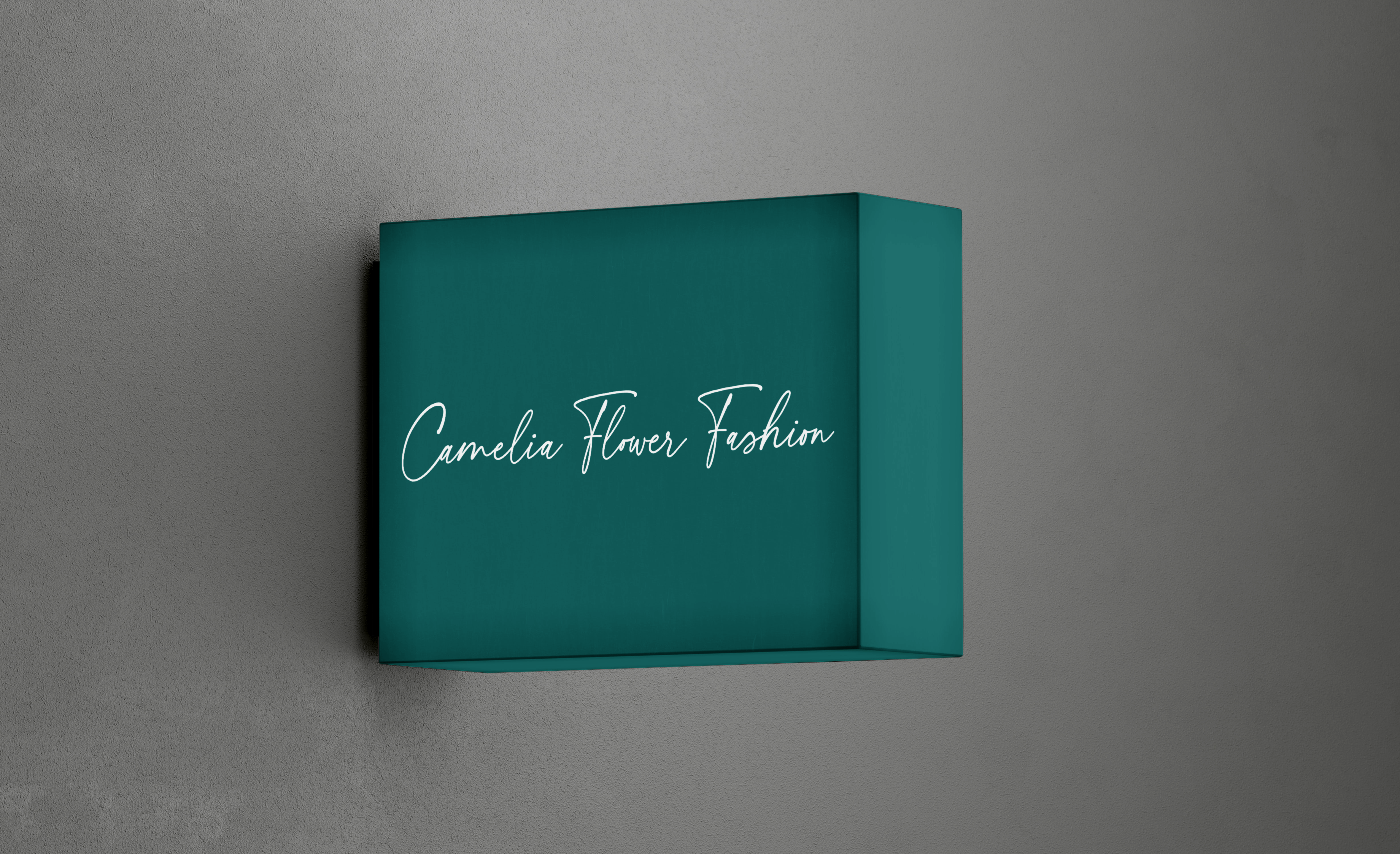 Camelia Flower Fashion Branding